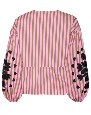 Rikke Top - Pink Stripes